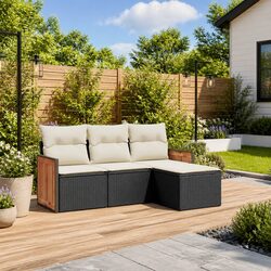 4-Piece Garden Sofa Set: Stylish and Durable Design