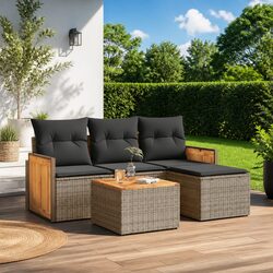Compact 5 Piece Garden Sofa Set - Stylish & Functional