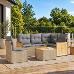 Confidently Choose This 6 Piece Outdoor Sofa Set