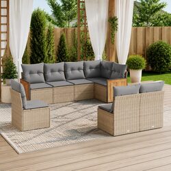 Compact and Stylish 8-Piece Outdoor Sofa Set