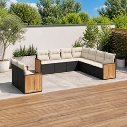 9 Piece Outdoor Sofa Set