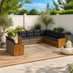 9 Piece Outdoor Sofa Set: Quality and Comfort Combined