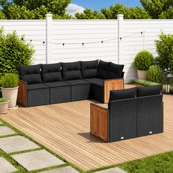 7 Piece Garden Sofa Set: Perfect for Outdoor Comfort