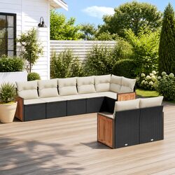 8 Piece Outdoor Garden Sofa Set - Stylish and Practical
