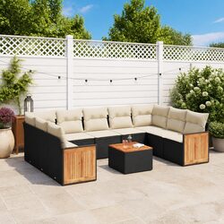 Compact and Stylish 10 Piece Garden Sofa Set