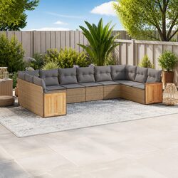 10 Piece Garden Sofa Set - Stylish and Functional