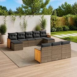 10-Piece Garden Sofa Set: Comfort in Every Piece