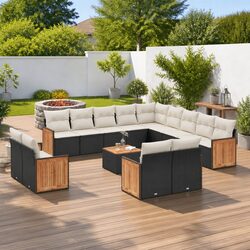 Compact and Stylish 14 Piece Outdoor Sofa Set