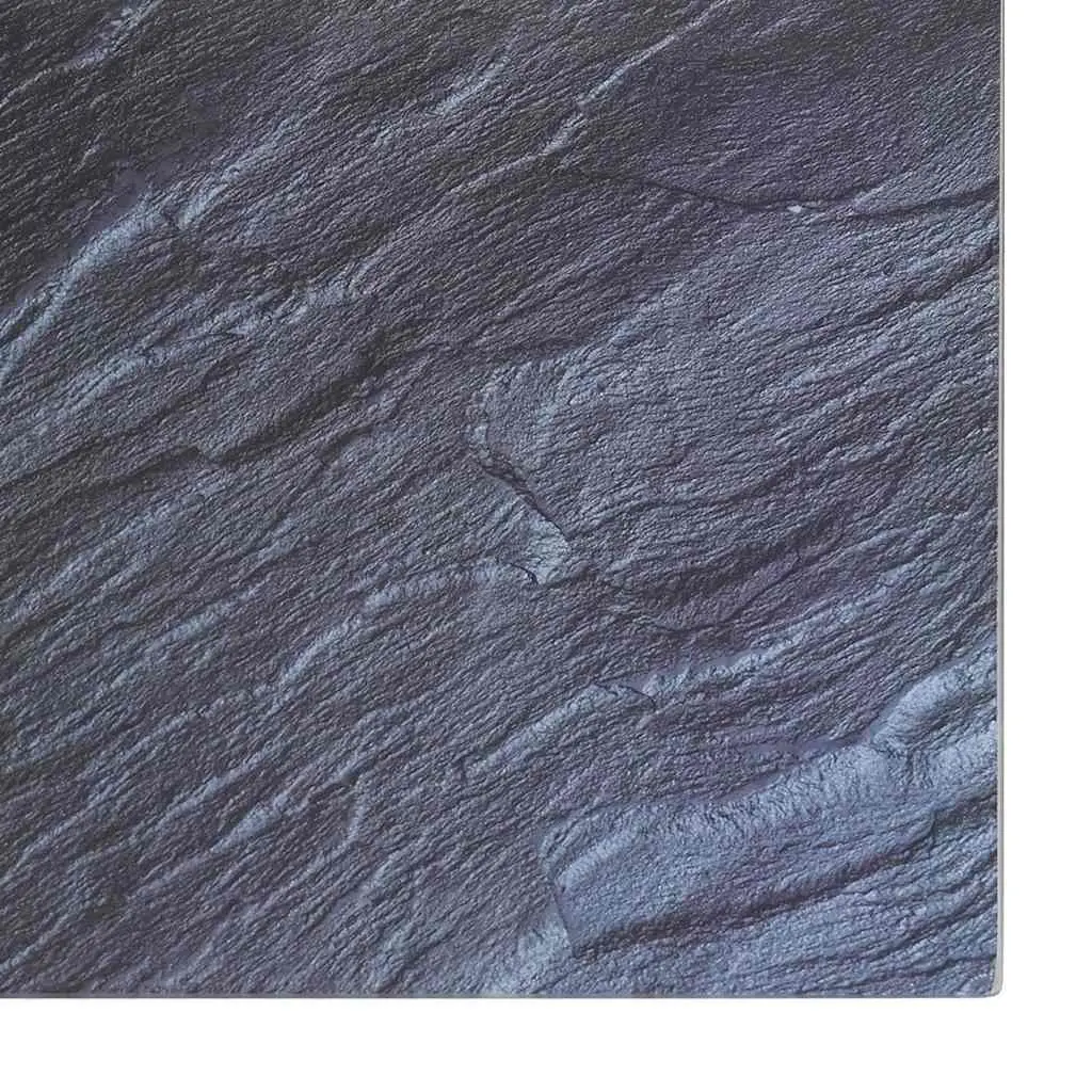 Tempered Glass Chopping Boards Black Stone Pattern 2 Piece Kitchen Cutting Board Set