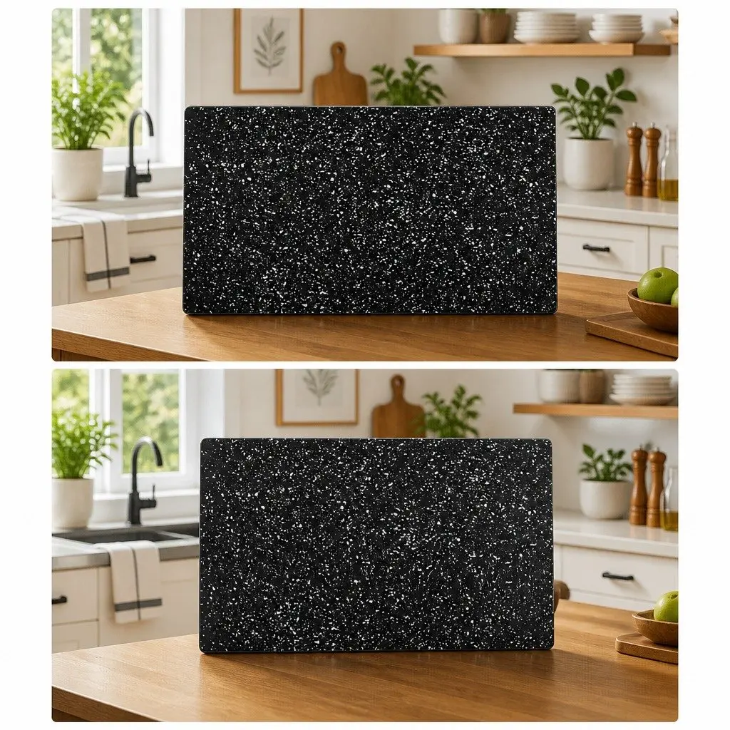 Tempered Glass Chopping Boards with Granite Pattern