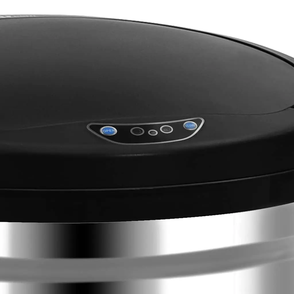 Automatic Sensor Dustbin Silver 30L Stainless Steel with Automatic Lid Open Close Function