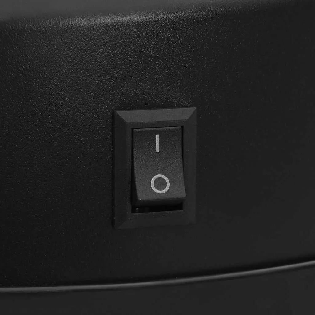 Automatic Sensor Dustbin Black 40L Touch-Free Waste Disposal with Carbon Steel Housing and ABS Lid