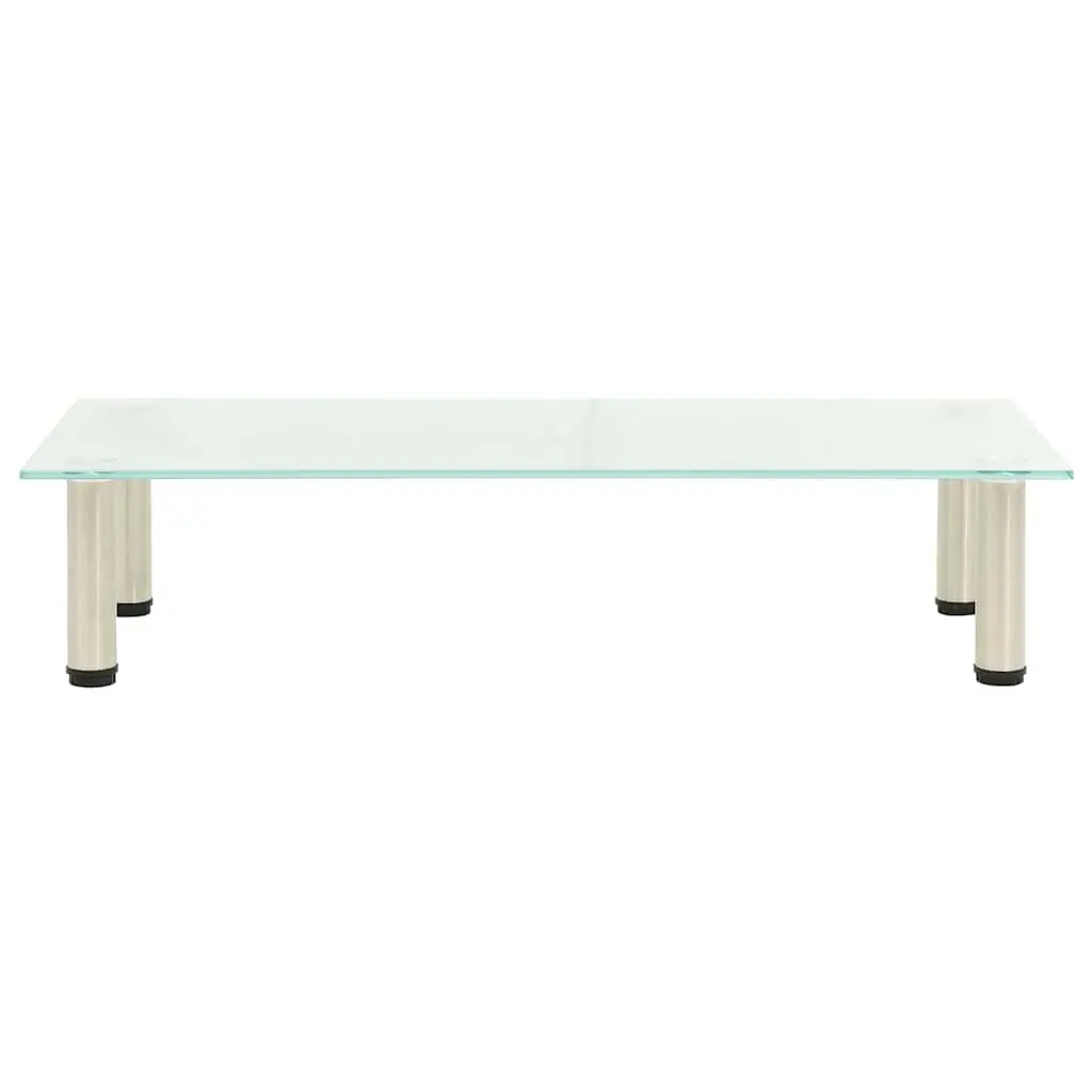 Tempered Glass TV Stand Modern Living Room Bedroom Media Console Table Unit
