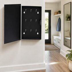 Key Box with Magnetic Board for Notes