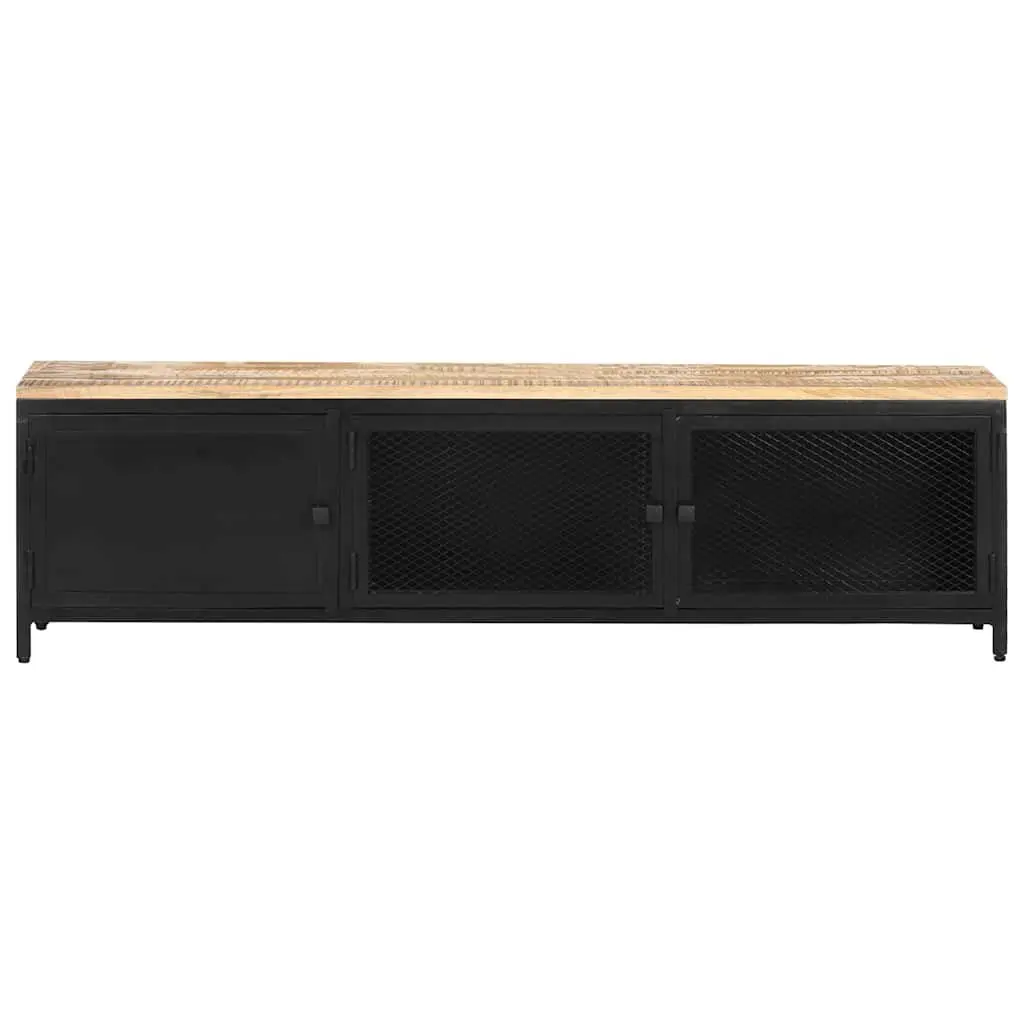 Industrial TV Cabinet with Ample Storage Space