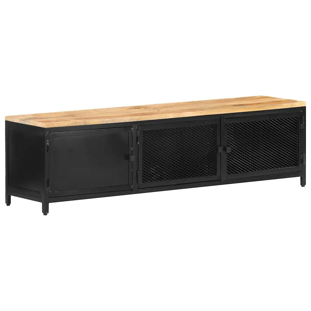 Industrial TV Cabinet with Ample Storage Space