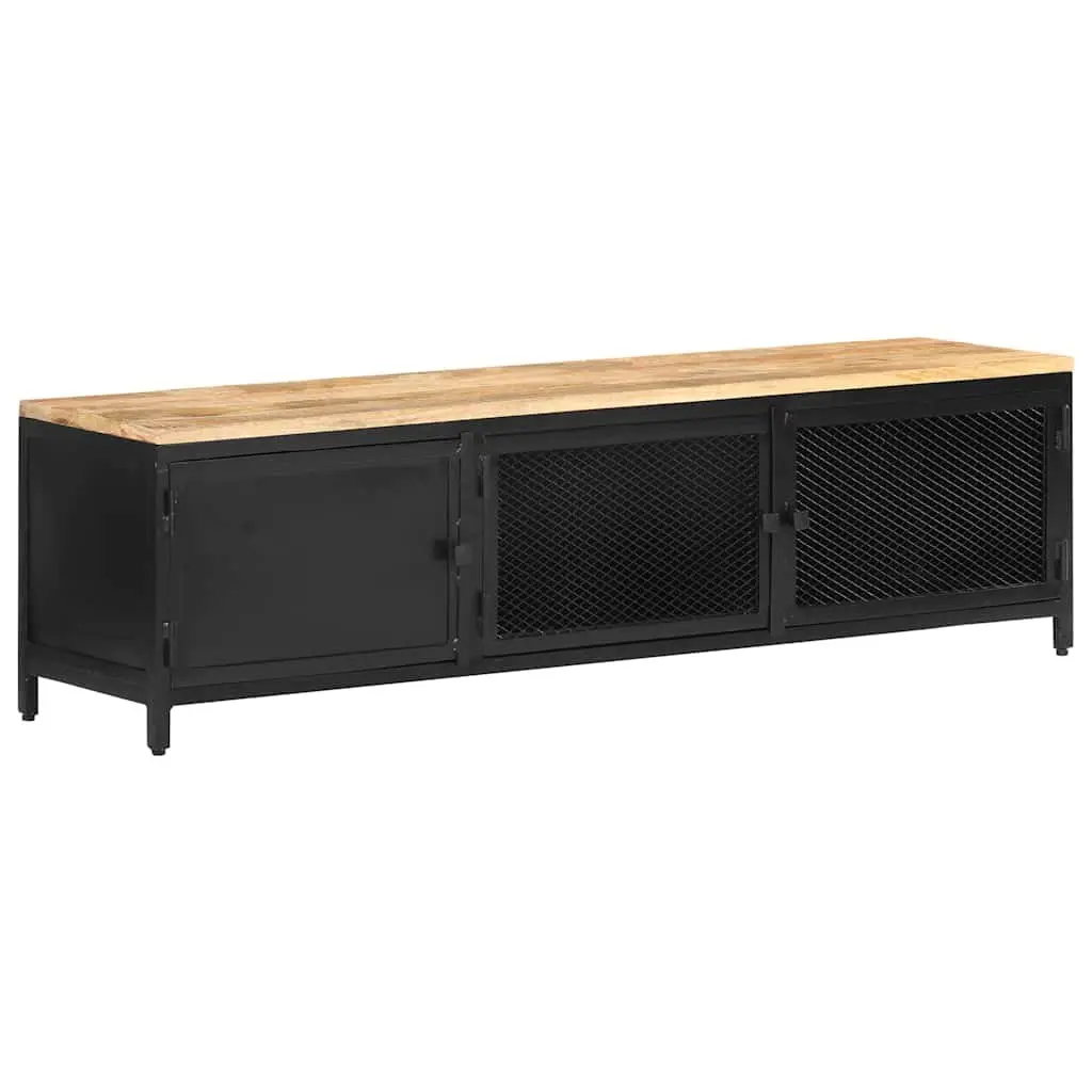 Industrial TV Cabinet with Ample Storage Space