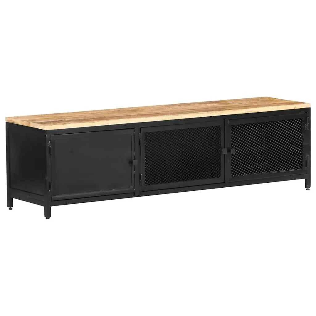 Industrial TV Cabinet with Ample Storage Space