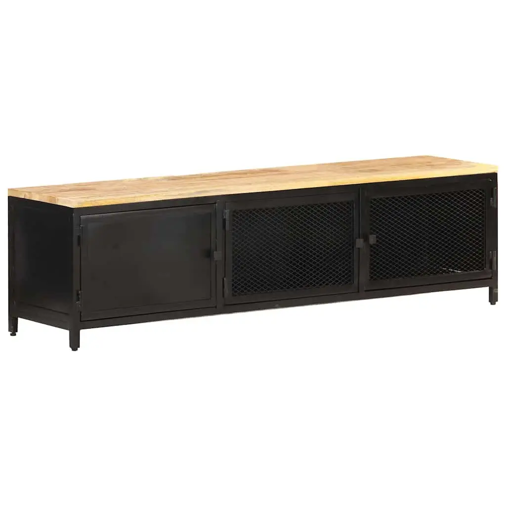 Industrial TV Cabinet with Ample Storage Space