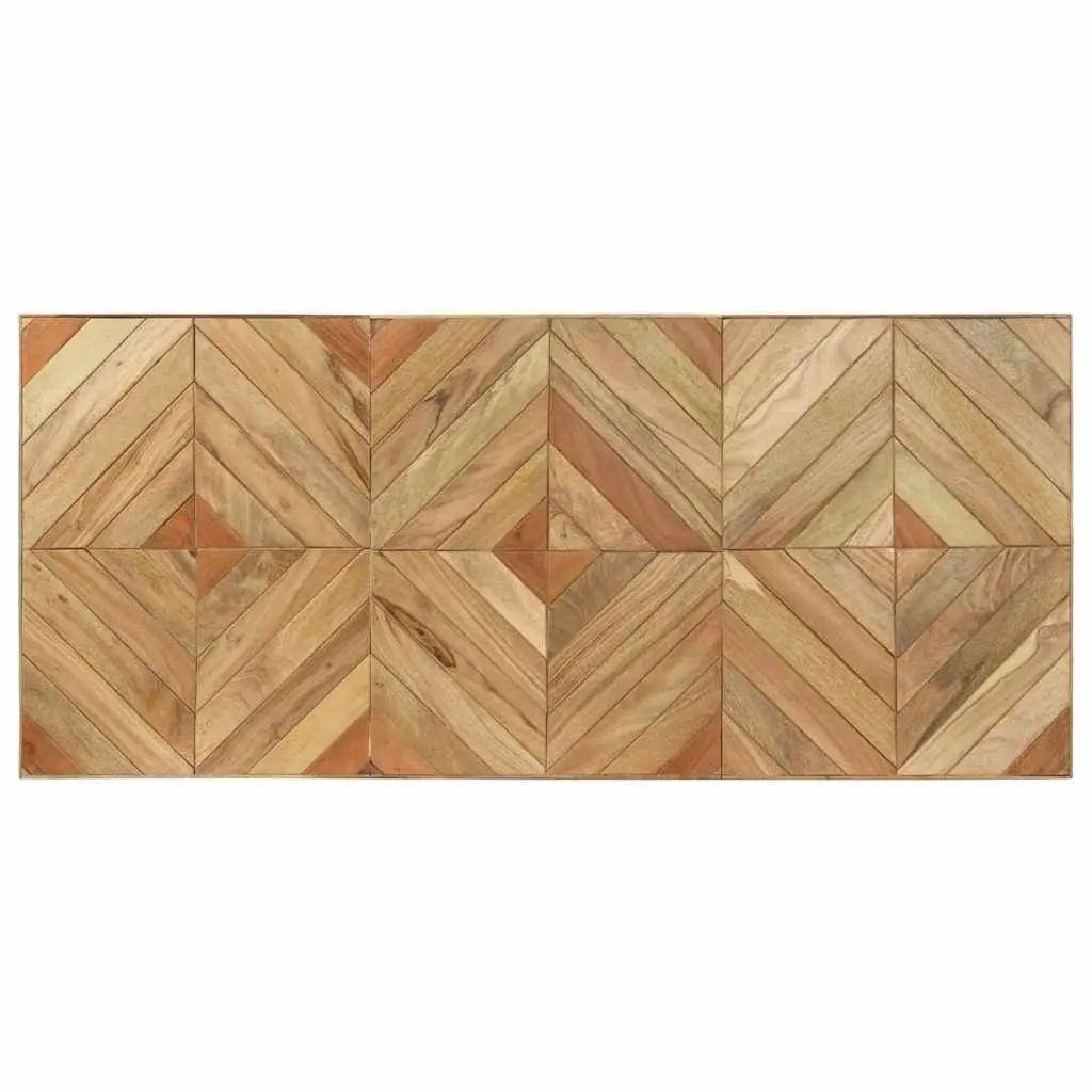 Dining Table 160x70x76cm Solid Acacia Mango Wood Industrial Kitchen Furniture