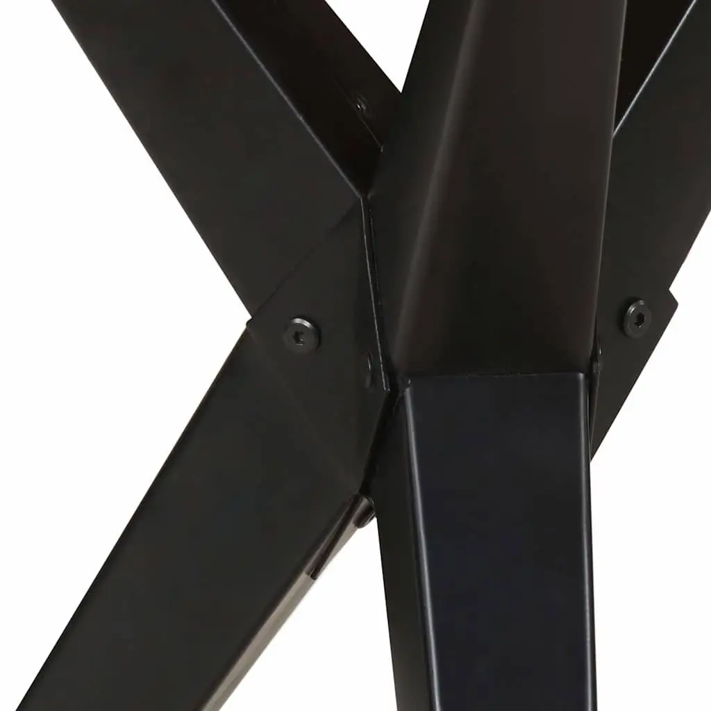 Dining Table Black 160x80x76 cm Solid Reclaimed Wood Kitchen Furniture
