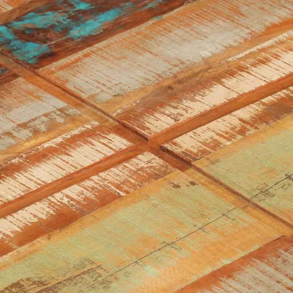 Coffee Table Brown 80x80x28 cm Solid Reclaimed Wood Handmade Living Room Accent Furniture