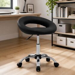 Reliable Black Office Chair with Adjustable Height