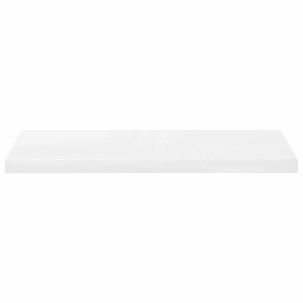 Floating Wall Shelf White 80 x 23.5 x 3.8 cm Invisible Mount Easy Install Home Decor