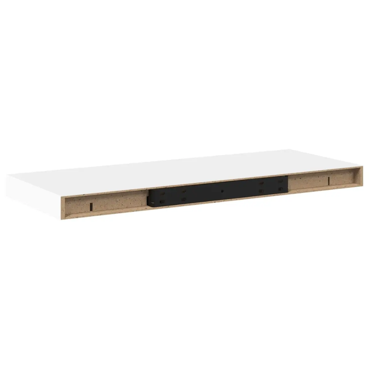 White Floating Wall Shelf Display Rack Storage Ledge Home Decor Modern Design