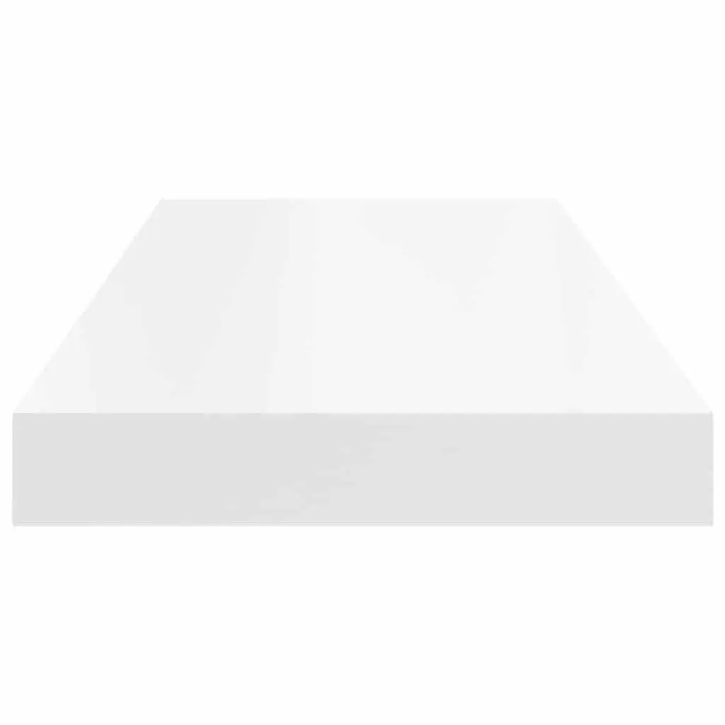 Floating Wall Shelves White 4 Piece Set Display Ledge Storage Organizer