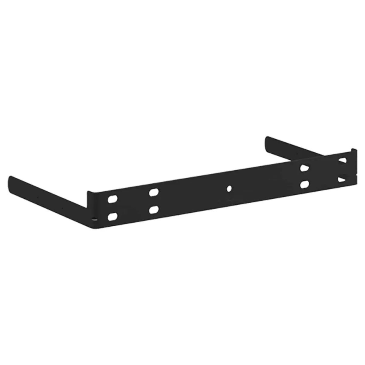 Floating Wall Shelf Grey 60 x 23.5 x 3.8 cm Invisible Mounting System Home Decor Organizer