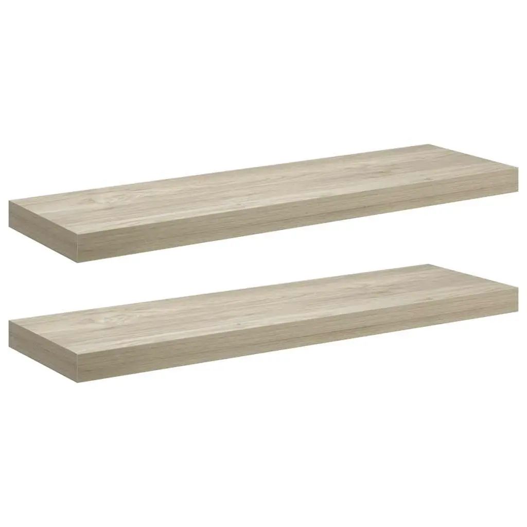 Floating Wall Shelves Brown 80 x 23.5 cm Invisible Mounting Display Rack