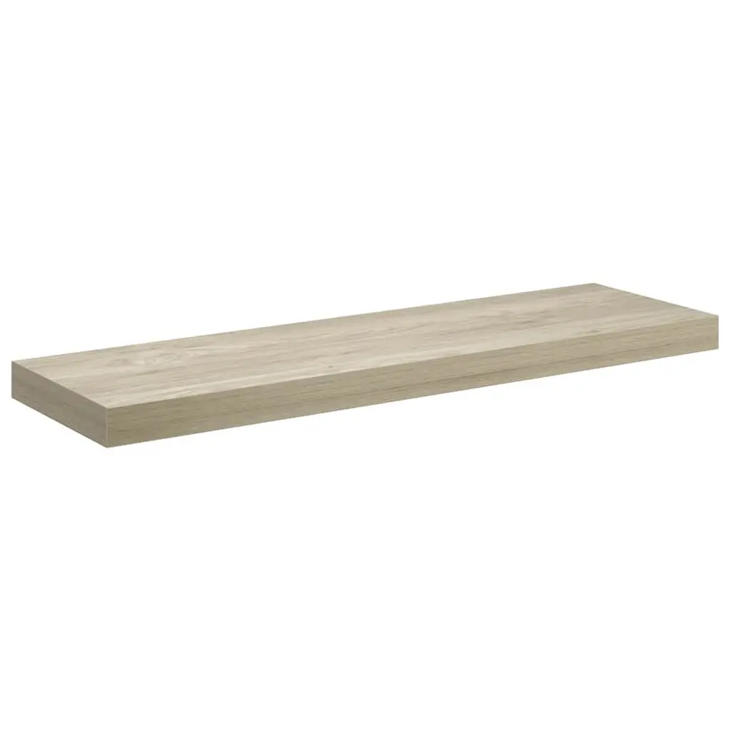 Floating Wall Shelves Brown 80 x 23.5 cm Invisible Mounting Display Rack
