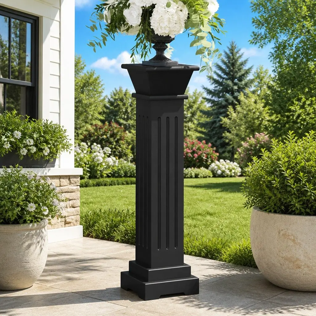Square Pillar Plant Stand