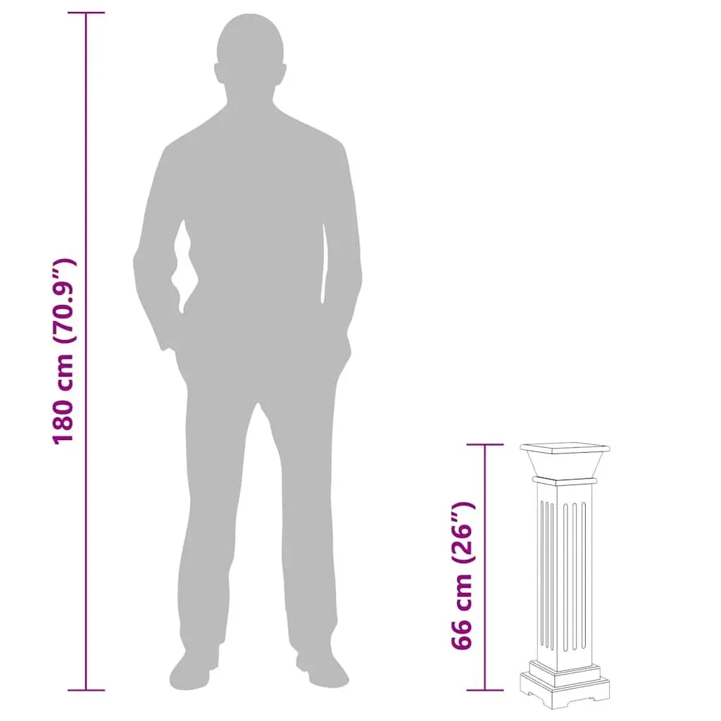 Square Pillar Plant Stand