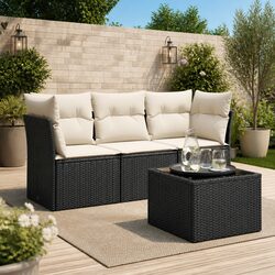 Your New Favorite Outdoor Sofa Set – 4 Pieces in Black