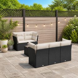 7 Piece Outdoor Sofa Set: Compact and Stylish