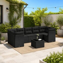 Stylish 8 Piece Garden Sofa Set for Outdoor Enjoyment