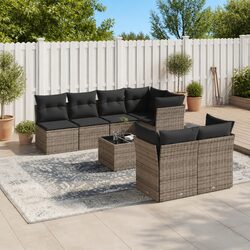 Concise and Comfortable 8-Piece Garden Sofa Set