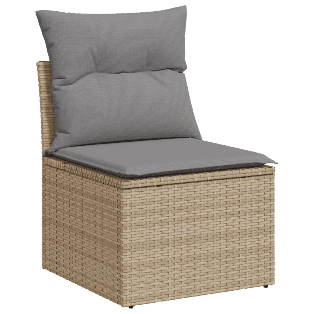 6-Piece Modular Outdoor Sofa Set in Beige