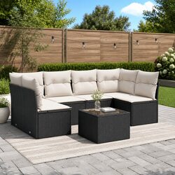 7 Piece Garden Sofa Set