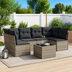 7 Piece Garden Sofa Set