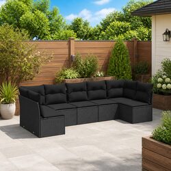 7 Piece Garden Sofa Set