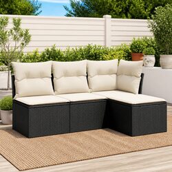 4 Piece Garden Sofa Set
