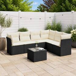Compact and Durable 7-Piece Garden Sofa Set
