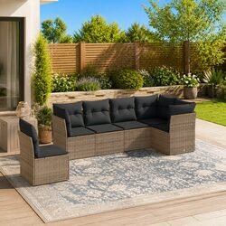 Compact and Comfortable 6-Piece Garden Sofa Set