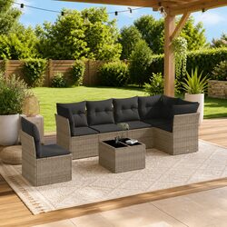 7 Piece Garden Sofa Set
