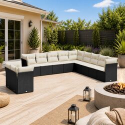 11-Piece Garden Sofa Set