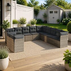 11 Piece Garden Sofa Set