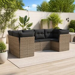 6-Piece Garden Sofa Set: Quality Outdoor Seating